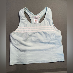 Adidas tank‎ top with stripes, size large